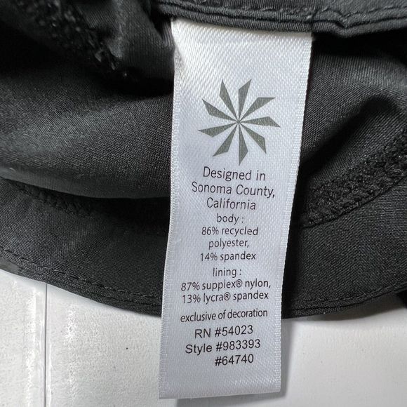 Athleta Women’s XXS Pulse 2 in 1 Black Stretch Running Shorts Athletic Gym - Picture 5 of 16